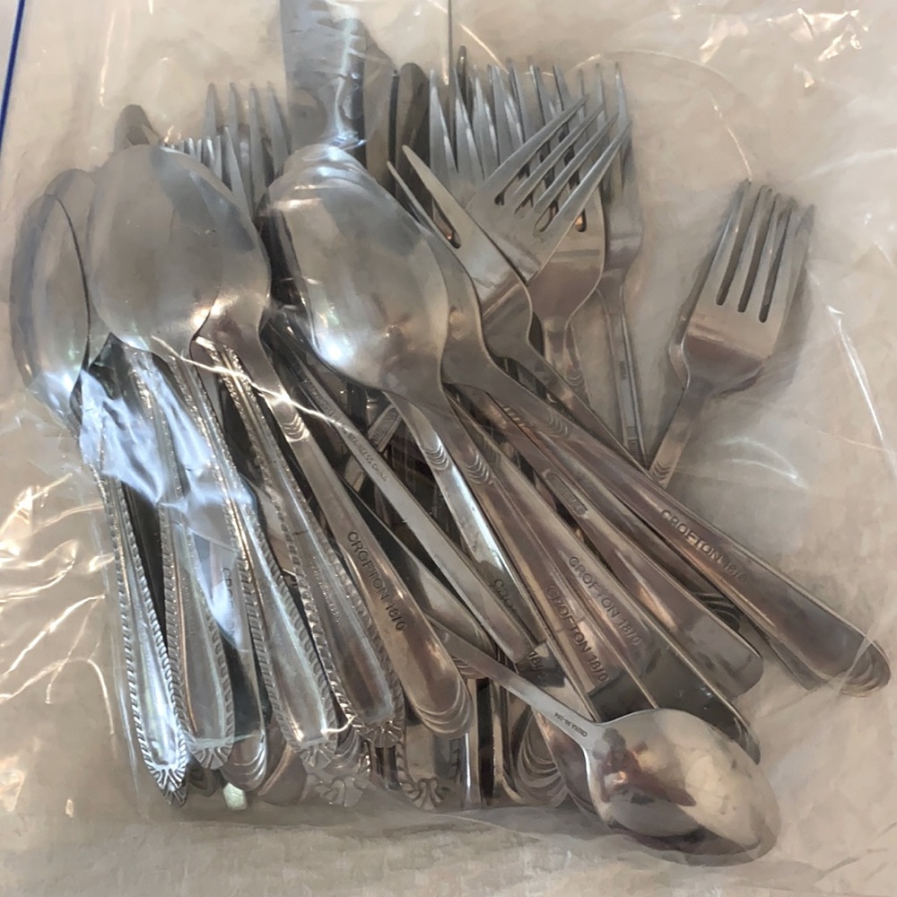 Full set of silverware